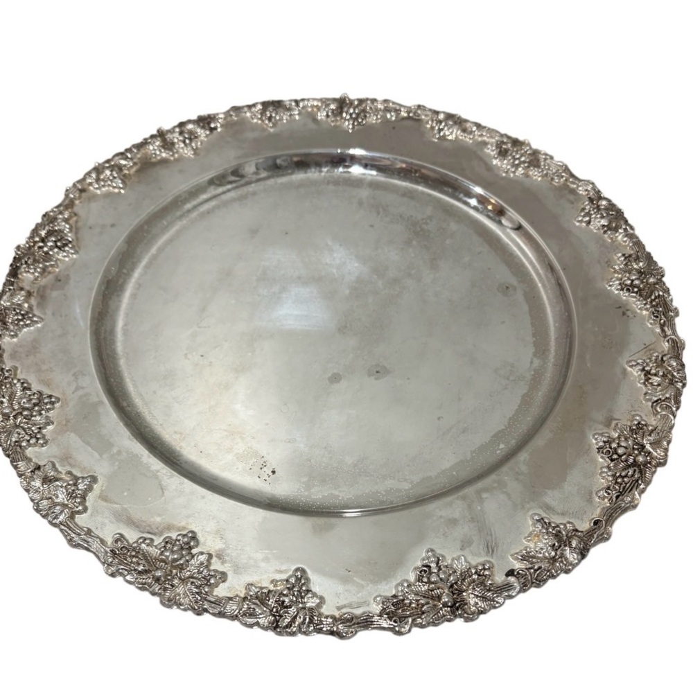 Godinger Silver Ornate‎ Charger Plate